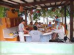 The bar at the lodge.